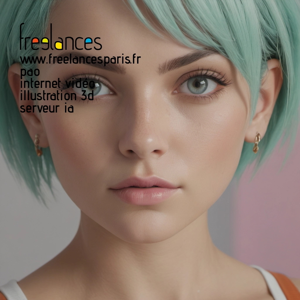 Pao mise en page internet vidéo illustration 3d serveur IA générative AI freelance paris studio de création magazines 8l72kdi0